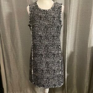 Banana Republic Black and White Sheath  Dress